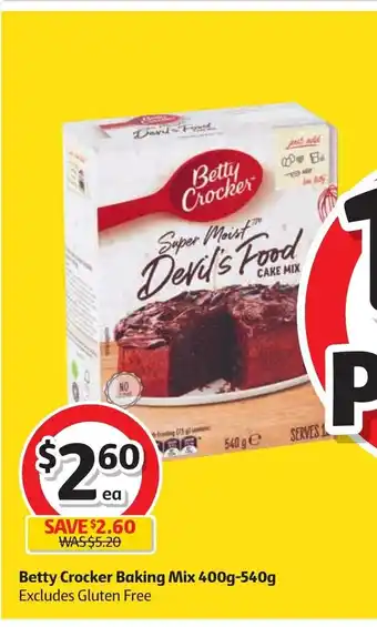 Coles Betty Cracker Baking Mix 400g-540g offer