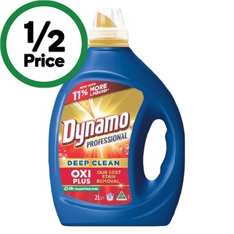 Woolworths Dynamo professional laundry liquid 2 litre offer