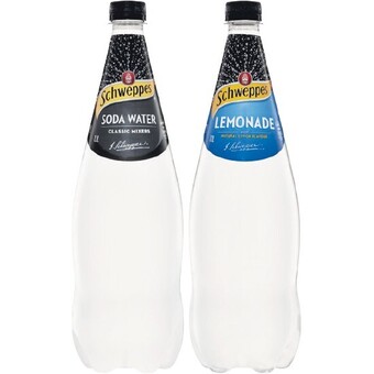Woolworths Schweppes soft drinks or mixer varieties 1.1 litre offer