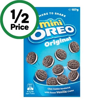 Woolworths Oreo minis 157g offer