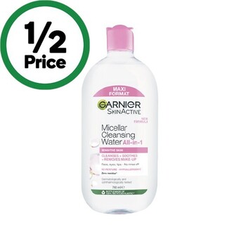 Woolworths Garnier micellar cleansing water 700ml offer