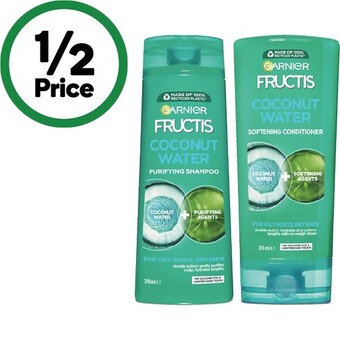 Woolworths Garnier fructis shampoo or conditioner 315ml offer