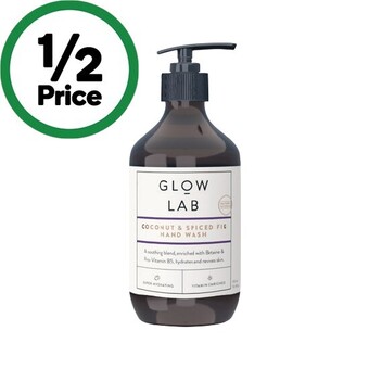 Woolworths Glow lab hand wash 300ml offer