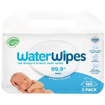 Waterwipes baby wipes pk 3 x 60