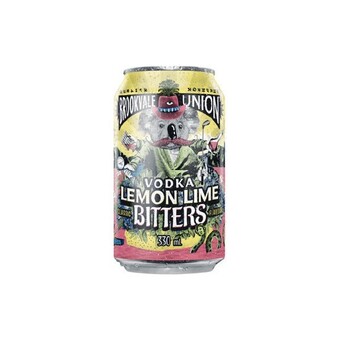 Woolworths Brookvale union vodka lemon lime bitters cans 6x330ml offer