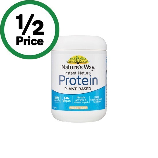 Nature’s way protein powder 375g offer at Woolworths
