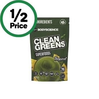 Body science clean greens superfoods powder 150g