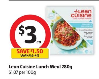 Coles Lean Cuisine Lunch Meal 280g offer