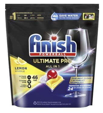 Coles Finish quantum ultimate pro dishwashing tablets 46 pack offer