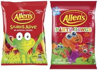Coles Allen's lollies 140g-200g offer