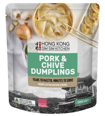 Coles Hong kong dim sim pork & chive dumplings 300g offer