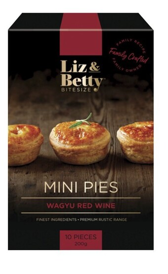 Coles Liz & betty mini pies 200g offer