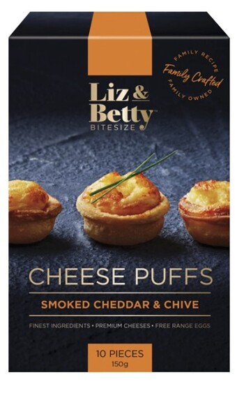 Coles Liz & betty cheese puffs 150g offer