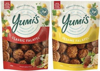 Coles Yumi's falafel balls 225g offer