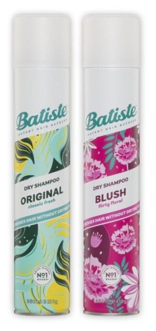 Coles Batiste dry shampoo blush or original 350ml offer
