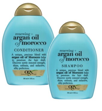 Coles Ogx argan oil of morocco shampoo or conditioner 385ml offer