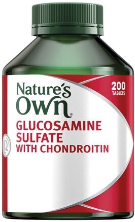 Coles Nature's own glucosamine sulfate with chondroitin 200 pack^ offer