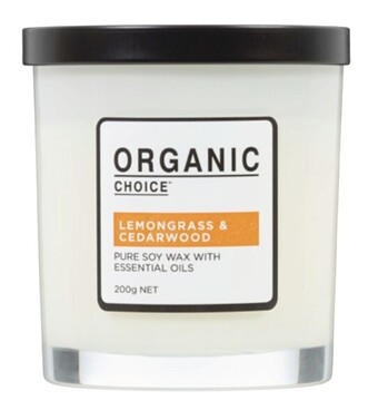 Coles Organic choice candle 200g offer
