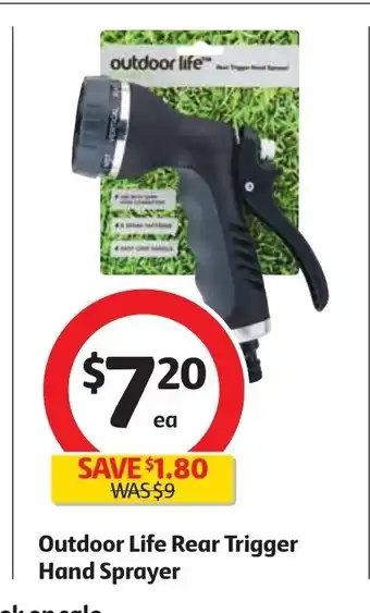 Coles Outdoor Life Rear Trigger Hand Sprayer offer