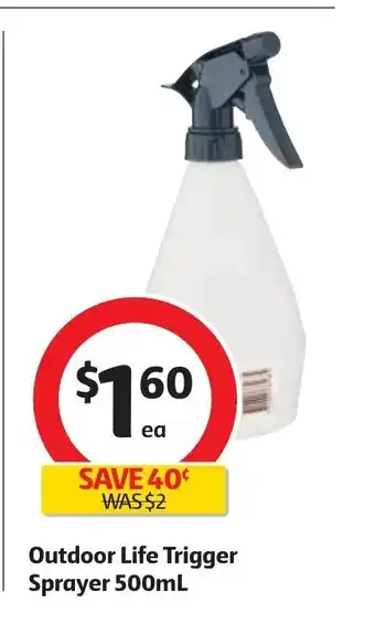 Coles Outdoor Life Trigger Sprayer 500mL offer