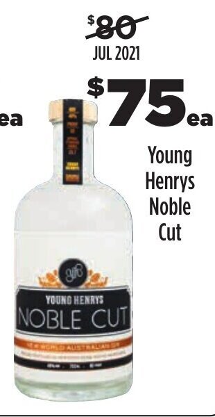 Coles Young Henrys Noble Cut offer