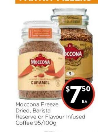 Moccona Freeze Dried, Barista Reserve or Flavour Infused Coffee 95/100g
