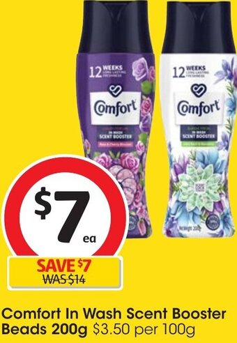 Coles Comfort In Wash Scent Booster Beads 200g offer