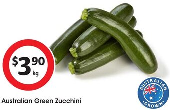 Coles Australian Green Zucchini offer