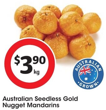Coles Australian Seedless Gold Nugget Mandarins offer