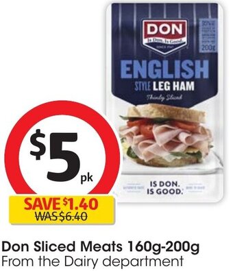 Coles Don Sliced Meats 160g-200g offer