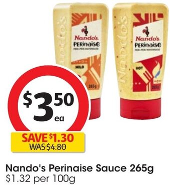 Coles Nando's Perinaise Sauce 265g offer
