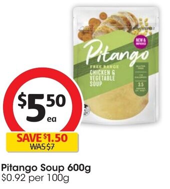 Coles Pitango Soup 600g offer