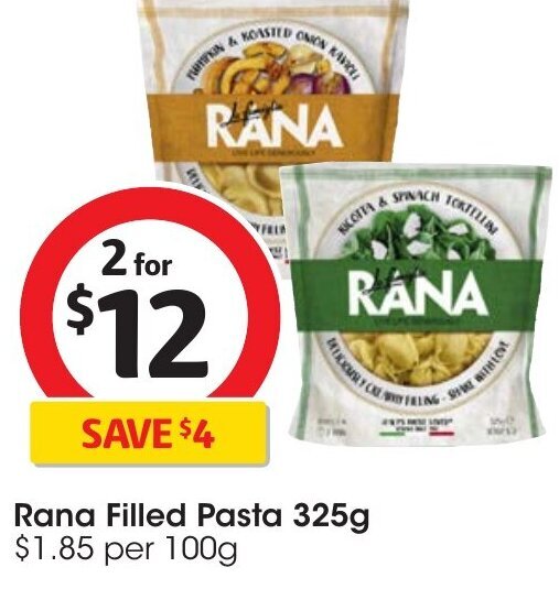 Rana Filled Pasta 325g offer at Coles