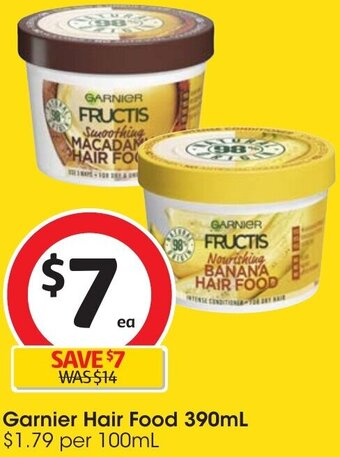 Coles Garnier Hair Food 390mL offer
