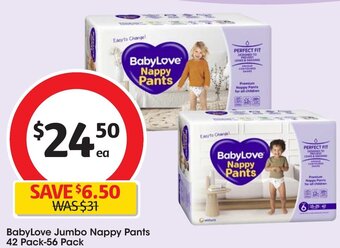 BabyLove Jumbo Nappy Pants 42 Pack-56 Pack