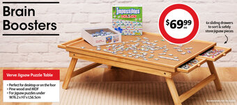 Coles Verve Jigsaw Puzzle Table offer