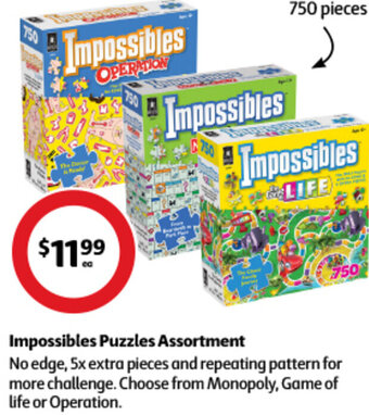 Impossibles Puzzles Assortment