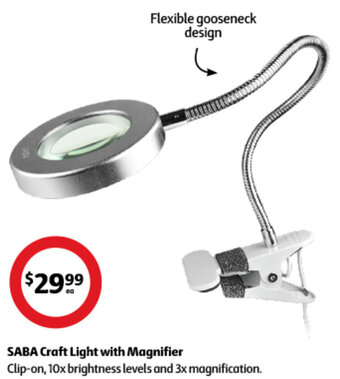 Coles SABA Craft Light with Magnifier offer