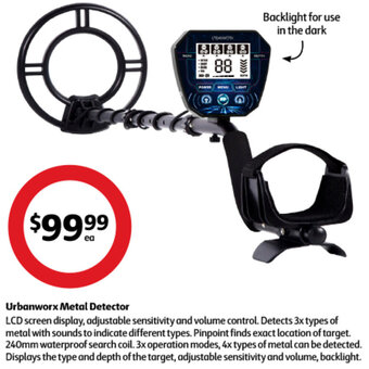 Urbanworx Metal Detector
