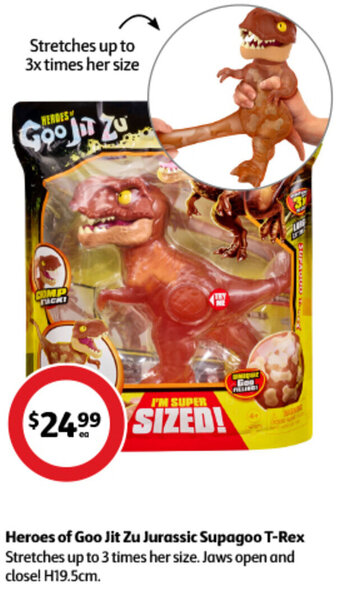 Heroes of Goo Jit Zu Jurassic Supagoo T-Rex