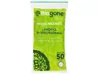 Officeworks Biogone Bio-Gone Zip Lock Bag 100 x 185mm 50 Pack offer
