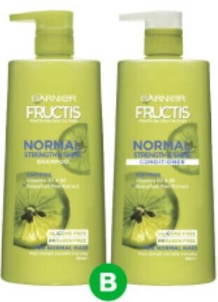 Woolworths Garnier Fructis Shampoo or Conditioner 850ml offer