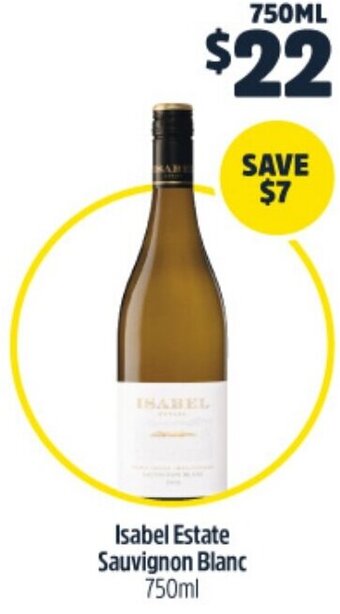 Isabel Estate Sauvignon Blanc 750ml