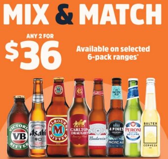 Woolworths MIX & MATCH offer