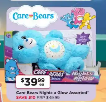 Toyworld Care Bears Nights a Glow Assorted offer