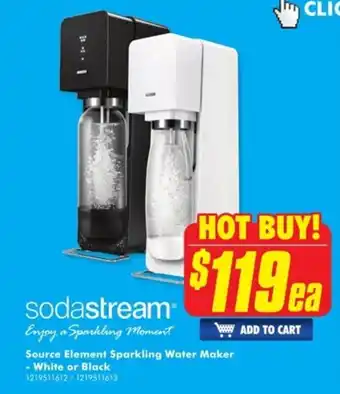 Sodastream Source Element Sparkling Water Maker