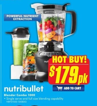The Good Guys Nutribullet Blender Combo 1000 offer