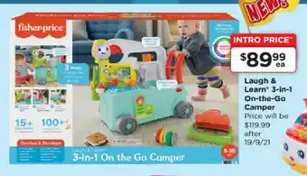 Laugh & Learn 3-in-1 On-The-Go Camper