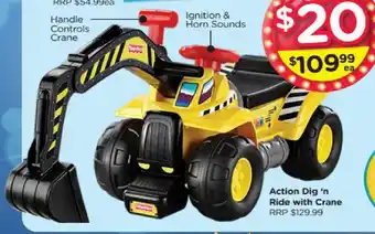 Toyworld Action Dig 'n Ride with Crane offer