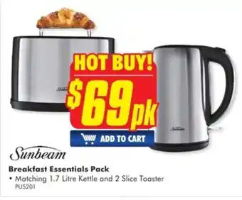 The Good Guys SUNBEAM Breakfast Essentials Pack offer